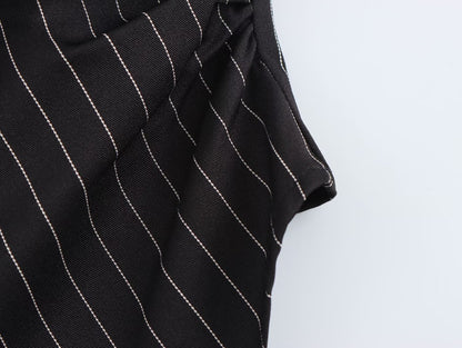 Amani Striped Slim Vest Top