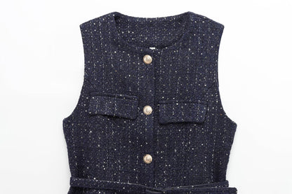 Tendai Draped Vest