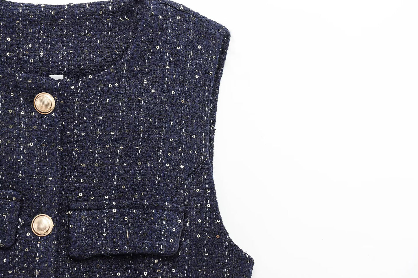 Tendai Draped Vest