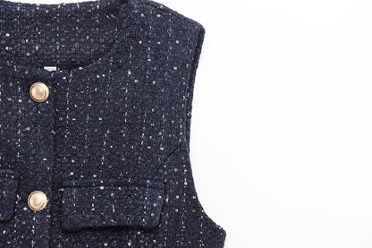 Tendai Draped Vest
