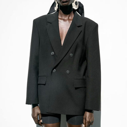 Nyala Casual Belted Blazer Top