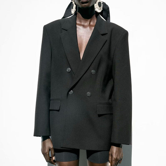 Nyala Casual Belted Blazer Top