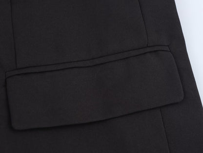 Nyala Casual Belted Blazer Top