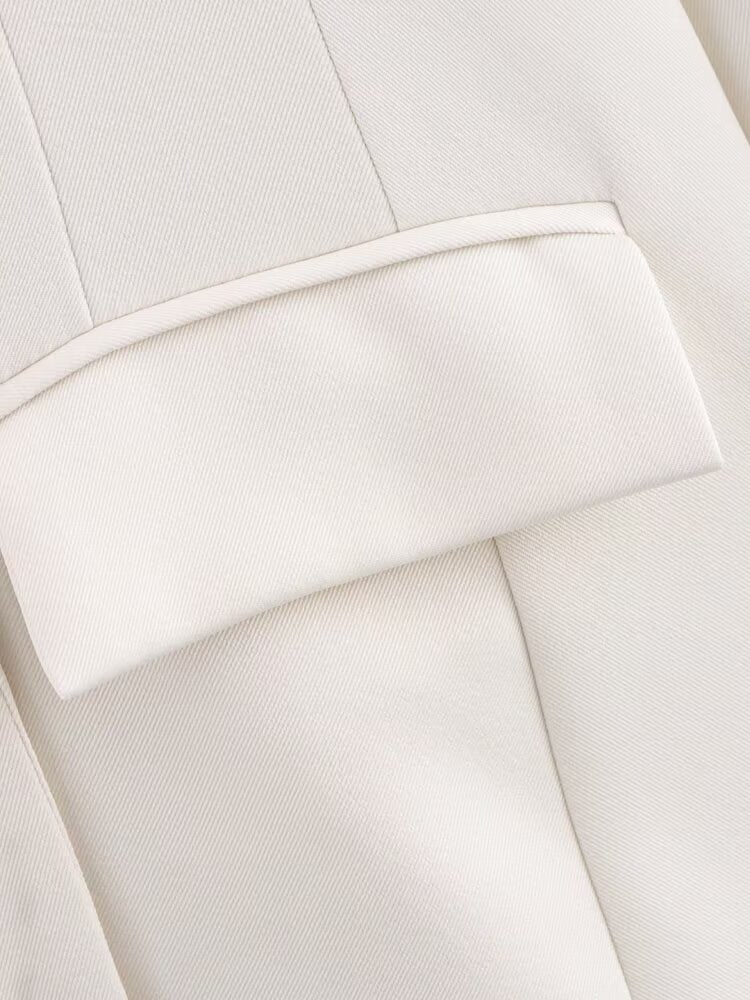 Azuri Collared Blazer with Thin Scarf