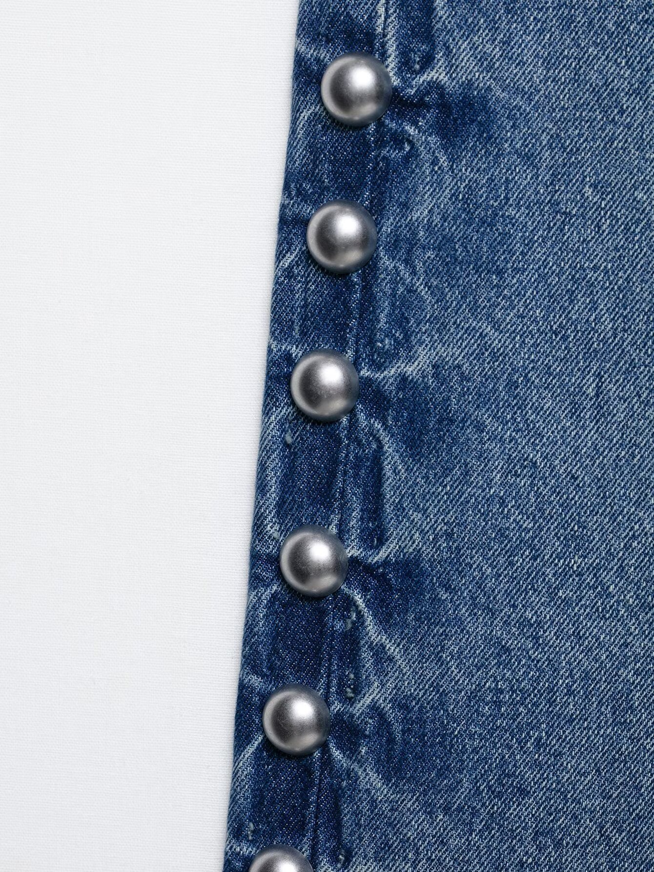 Pantalon en denim à jambes droites Taye Rivet
