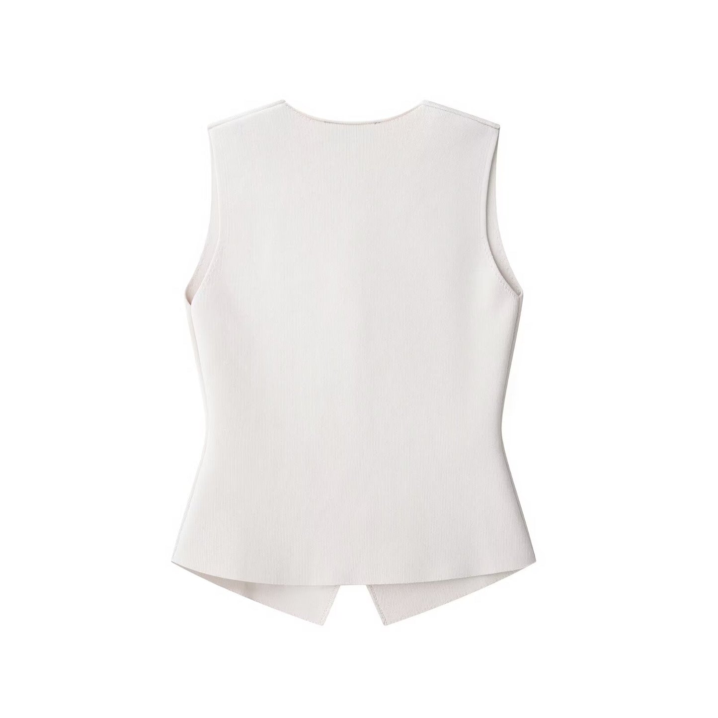 Gilet sans manches à col en V Amira