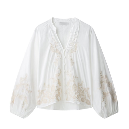 Thandi Embroidered Floral Shirt