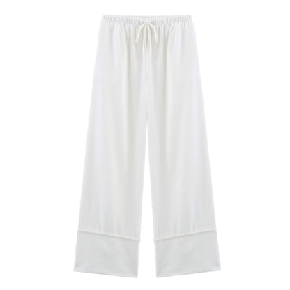 White Casual Pants