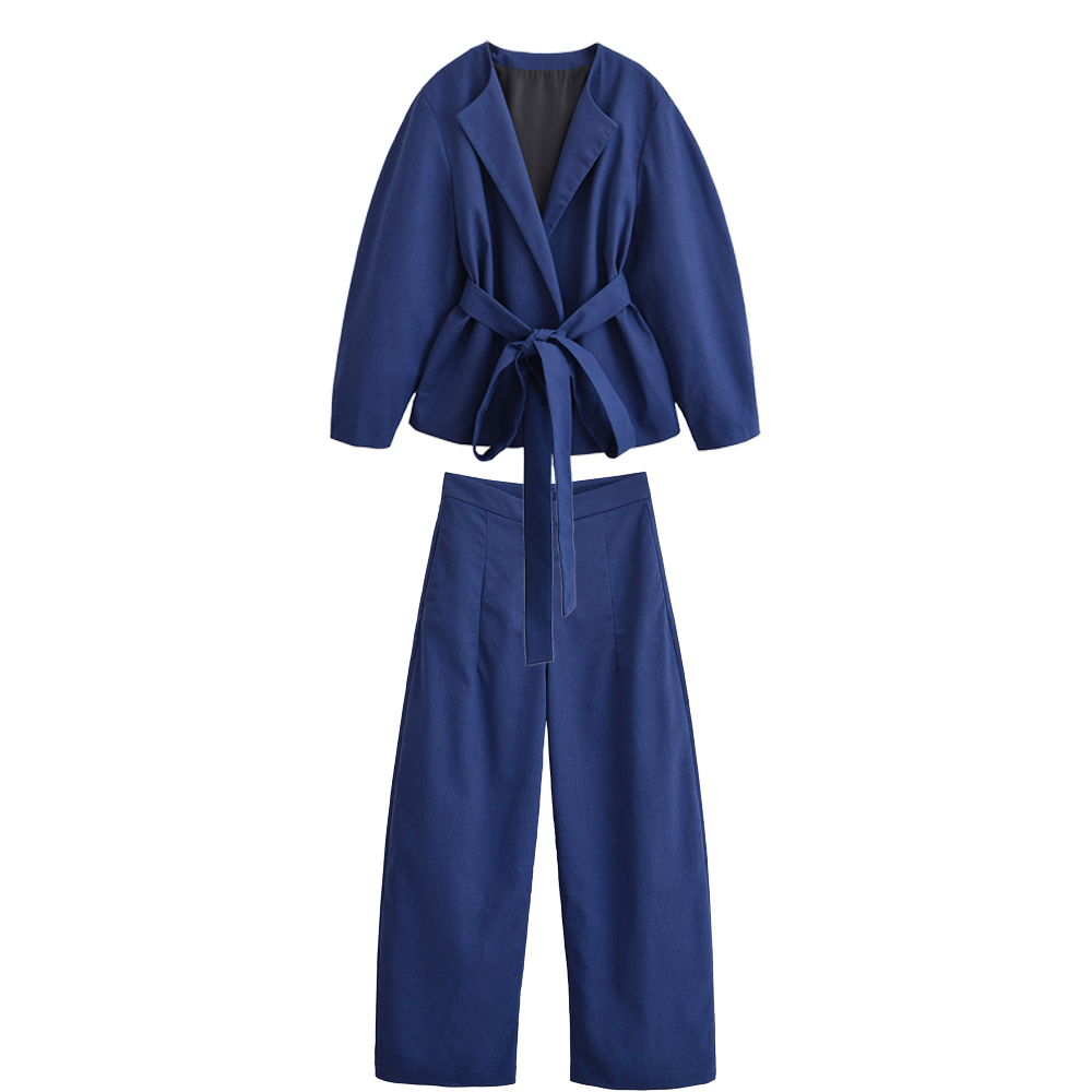 Kaelira Kimono Coat Suit Set