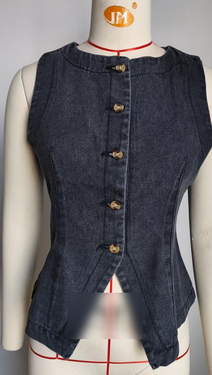 Gilet en denim Imani Drift