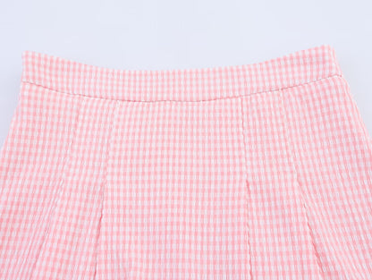 Zola Crest Plaid Set Matching Set