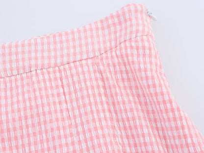 Zola Crest Plaid Set Matching Set