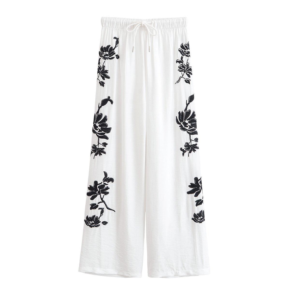 Njeri Embroidered Shirt & High-Waist Trouser Set