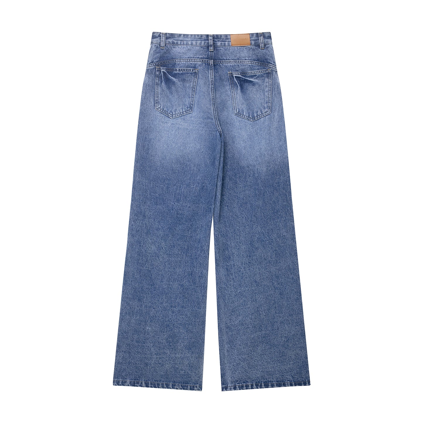 Jean Ayode taille haute à jambes droites - Description complète :