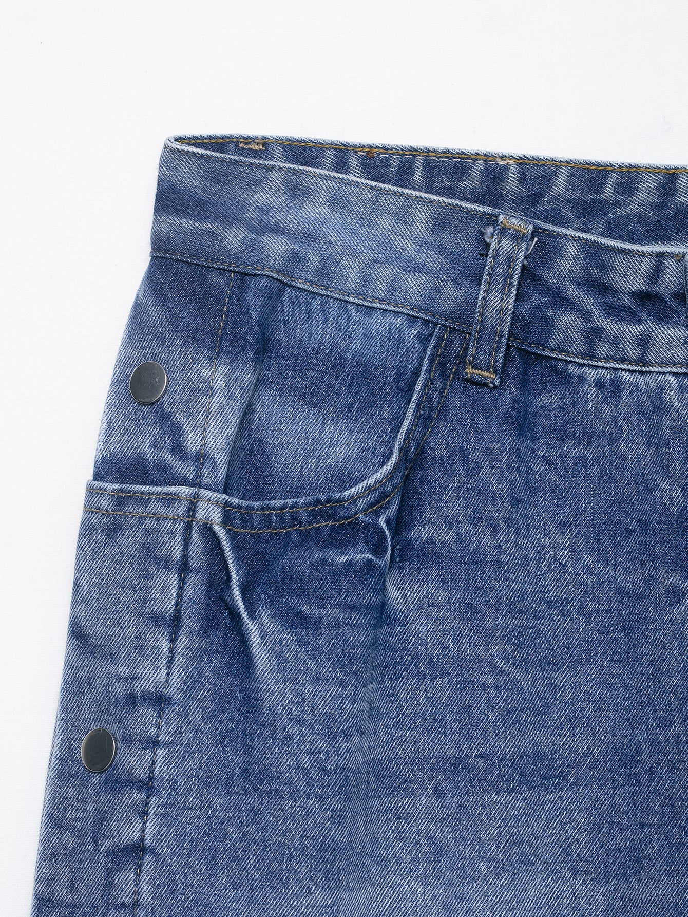Jean Ayode taille haute à jambes droites - Description complète :