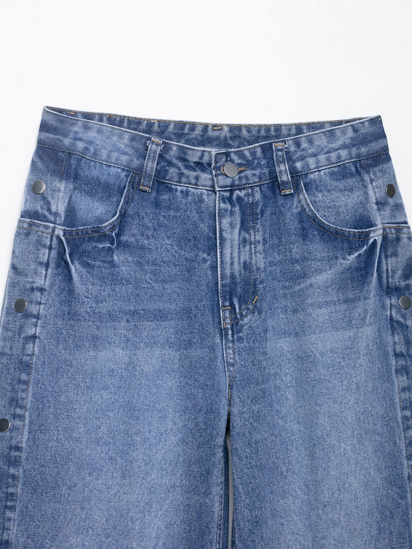 Jean Ayode taille haute à jambes droites - Description complète :
