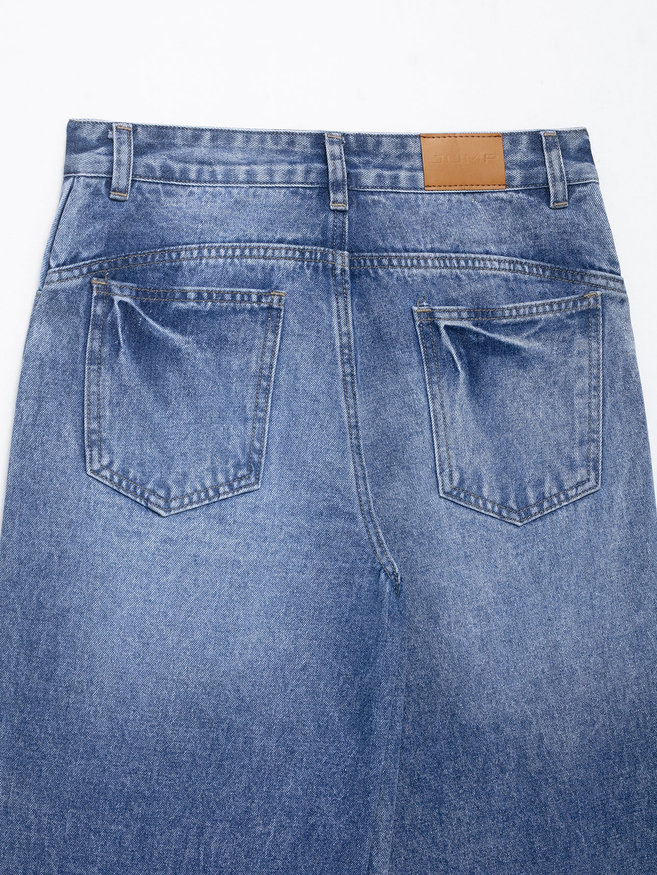 Jean Ayode taille haute à jambes droites - Description complète :