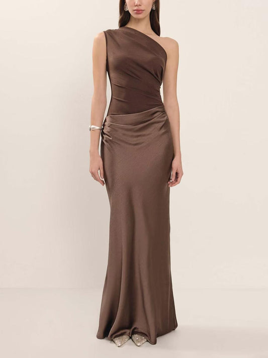 Naya Sloping Shoulder Dress