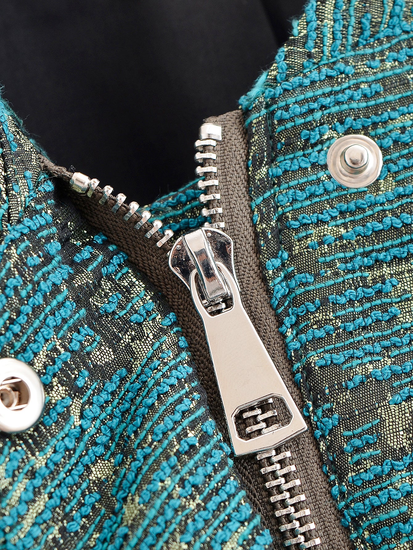 Azika Retro Jacquard Short Jacket