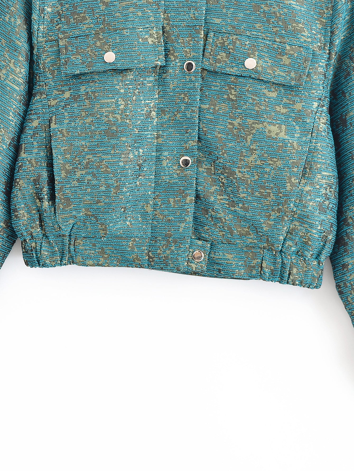 Azika Retro Jacquard Short Jacket