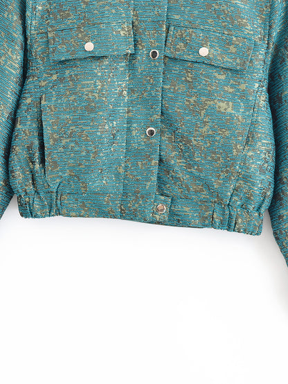 Azika Retro Jacquard Short Jacket