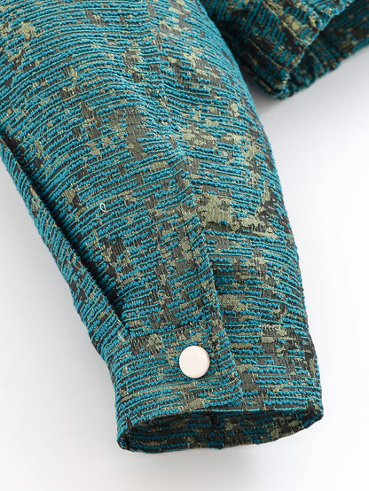 Azika Retro Jacquard Short Jacket