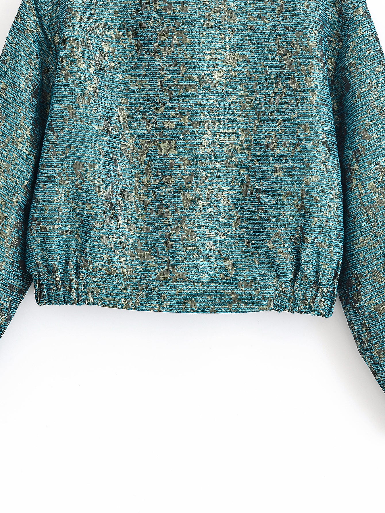 Azika Retro Jacquard Short Jacket