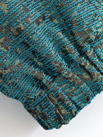 Azika Retro Jacquard Short Jacket