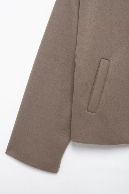 Ayoka Short Lapel Wool Jacket