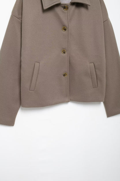 Ayoka Short Lapel Wool Jacket