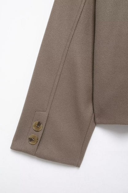 Ayoka Short Lapel Wool Jacket