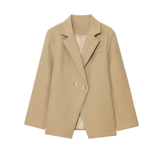 Amara Tailored Waist-Cinch Blazer