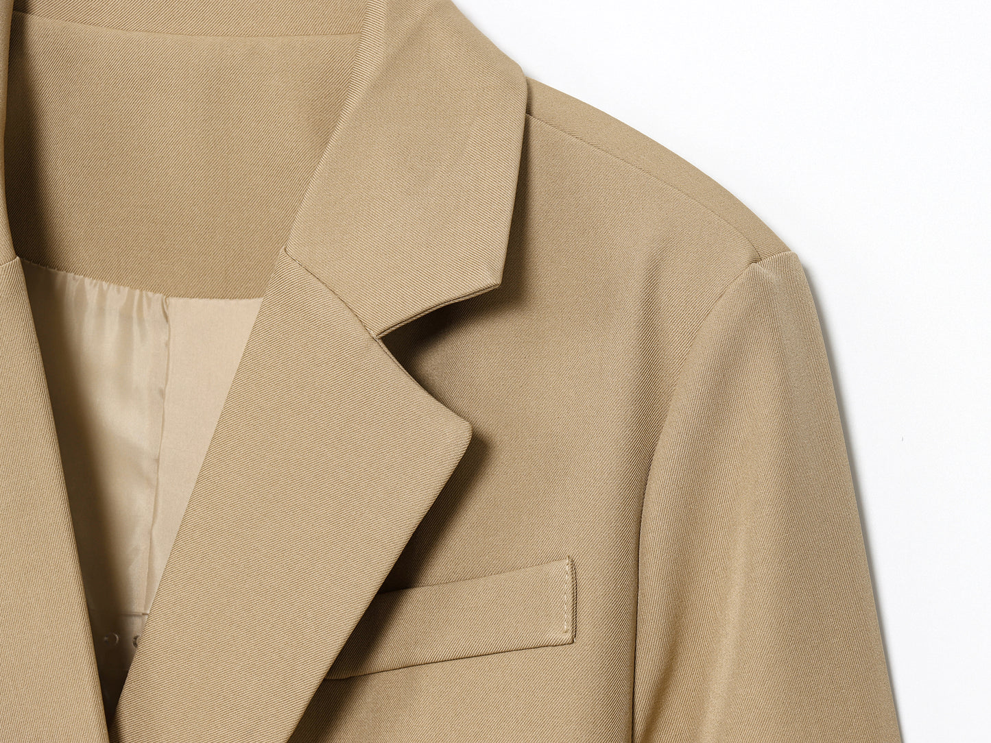 Amara Tailored Waist-Cinch Blazer