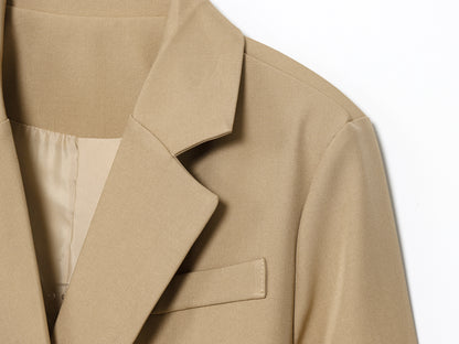 Amara Tailored Waist-Cinch Blazer