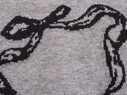 Pull à nœud en jacquard ruban Nadira