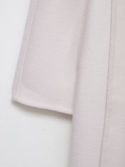 Manteau en laine à écharpe Lerato