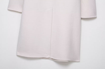 Manteau en laine à écharpe Lerato
