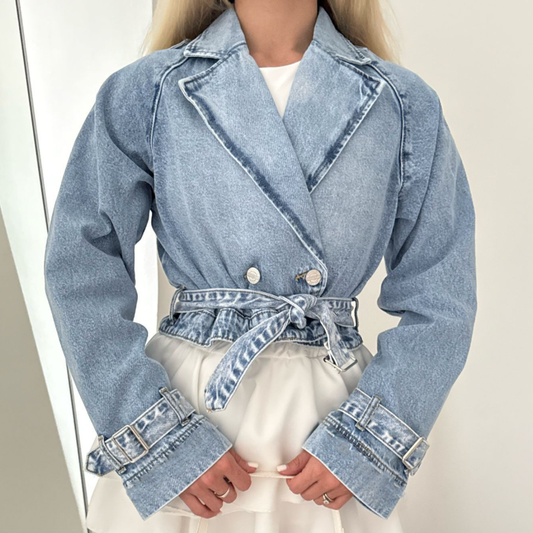 Zola Denim Windbreaker