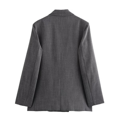 Zinara Double-Breasted Belted Blazer