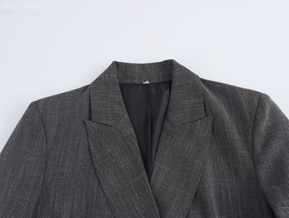 Zinara Double-Breasted Belted Blazer