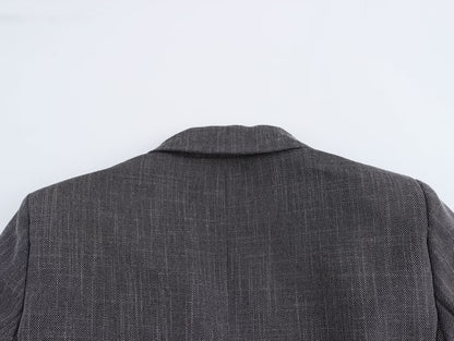 Zinara Double-Breasted Belted Blazer