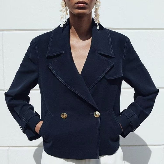 Lerato Chic Double-Breasted Coat