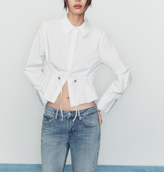 Halima Drawstring Waist Shirt