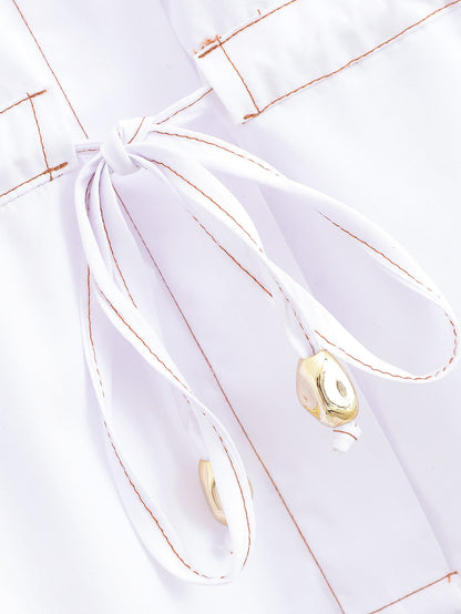 Halima Drawstring Waist Shirt