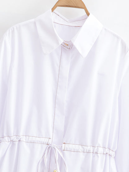 Halima Drawstring Waist Shirt