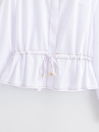 Halima Drawstring Waist Shirt