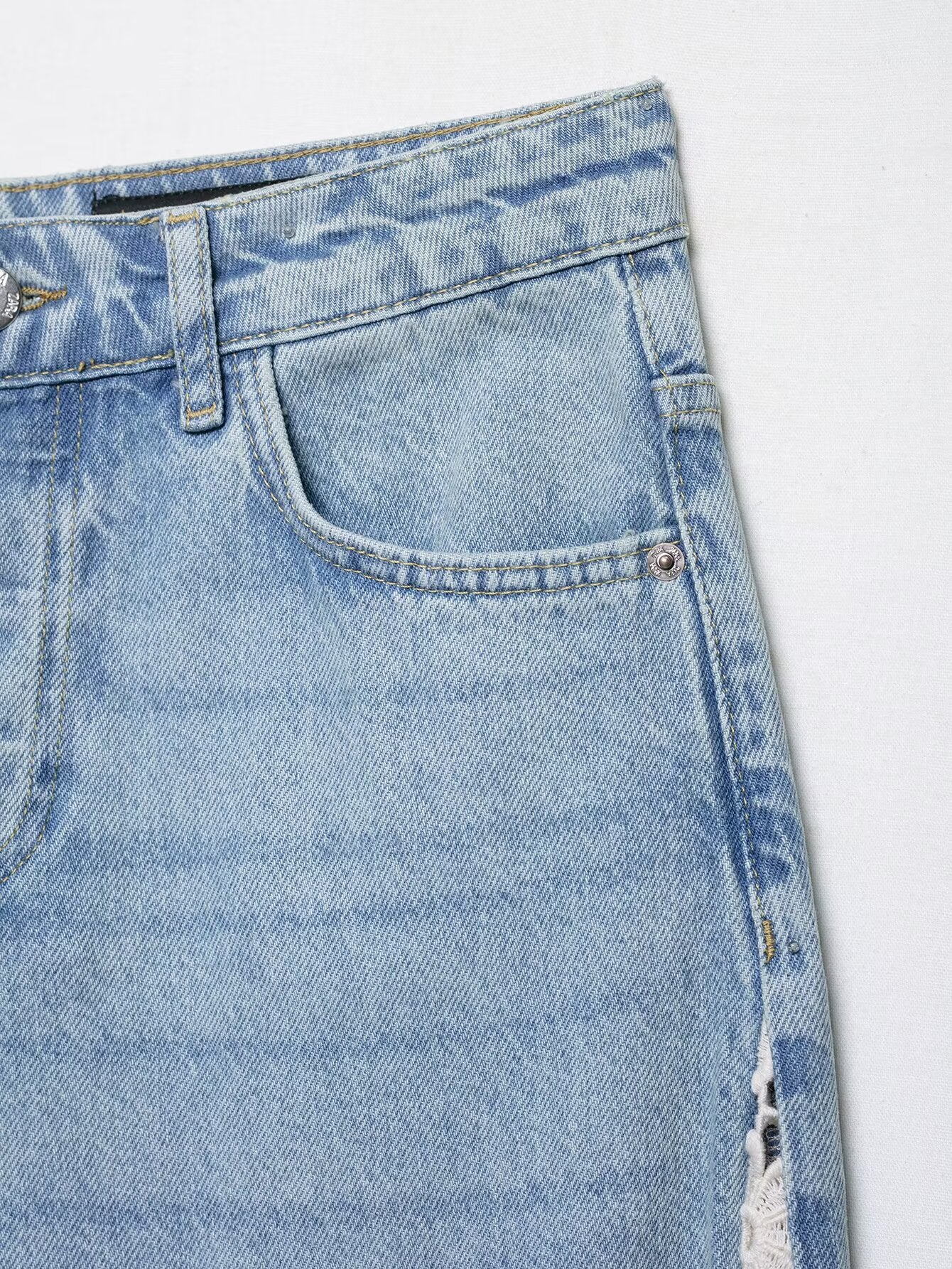 Amahle Crochet Wide-Leg Jeans