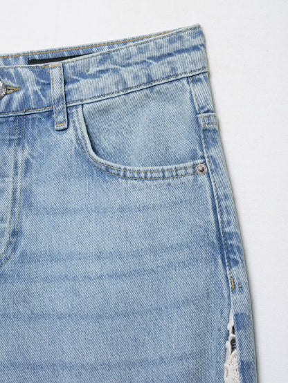 Amahle Crochet Wide-Leg Jeans