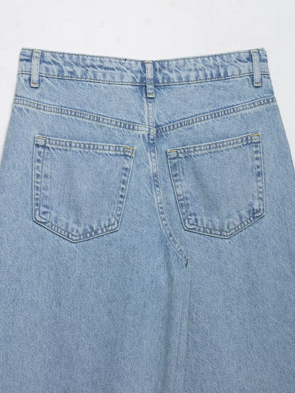 Amahle Crochet Wide-Leg Jeans
