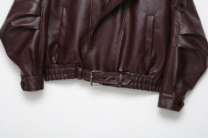 Tano Moto Leather Jacket